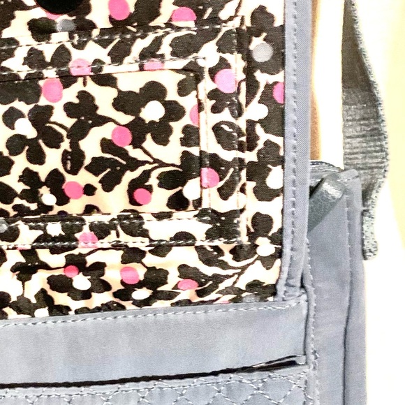 New Vera Bradley Quilted Crossbody Bag in Dark Gray - Picture 4 of 8